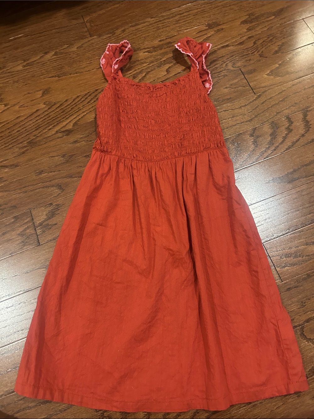 Old Navy Red Smocked Sundress for Girls